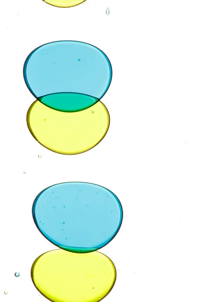Цветные масляные пузыри — стоковое фото
