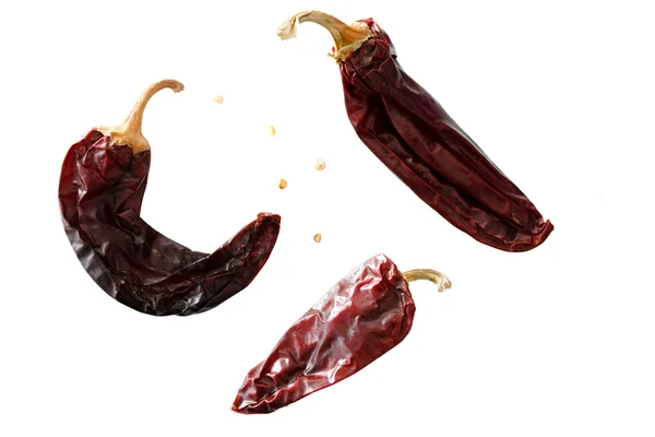 Hot peppers isolated — Stock Photo, Image