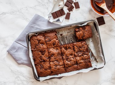 Çikolatalı brownie pasta