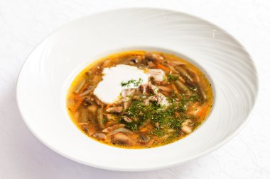 Plaka mantar çorbası