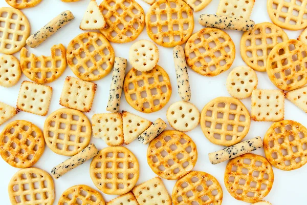 Cookies on white background — Stock Photo, Image