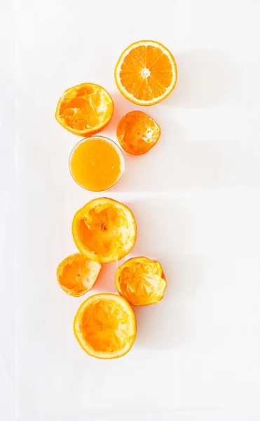 Desayuno saludable con naranjas — Foto de Stock