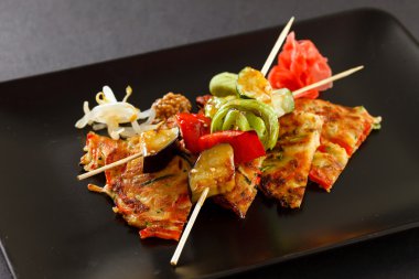 Japon omlet sebze kebabı