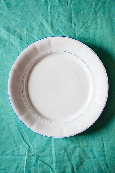 Empty white plate — Stock Photo, Image