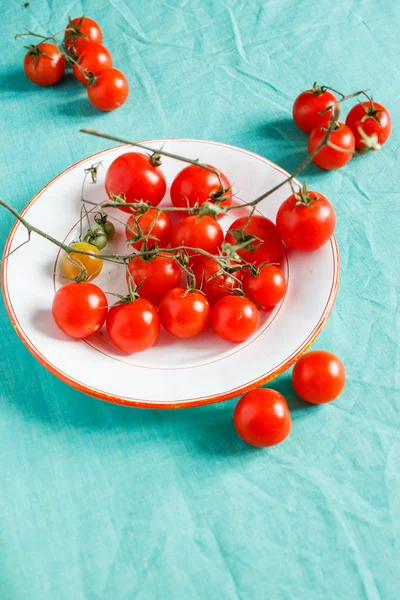 Fresh cheery tomatoes — Stock Photo, Image