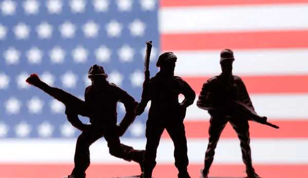 American toy soldiers — Stock Photo, Image