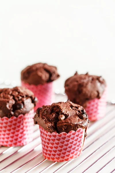 Valentine's Day muffins — Stock Photo, Image