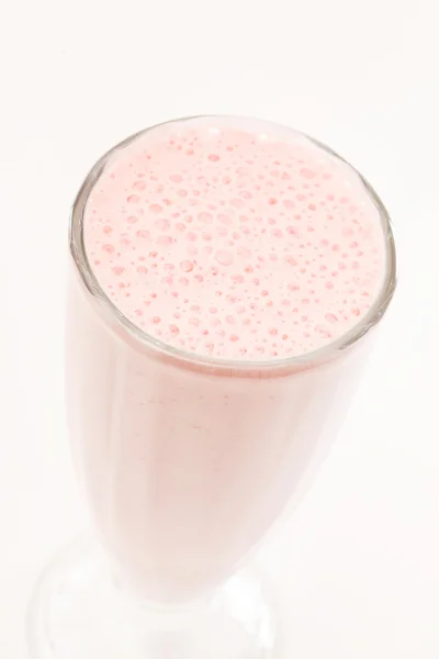 Melk cocktail in glas — Stockfoto