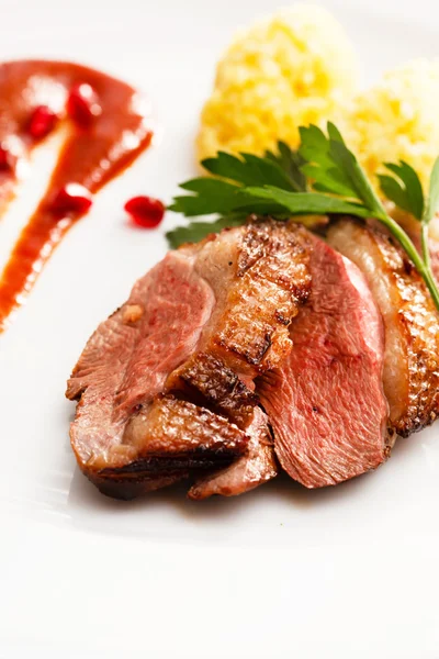 Roasted duck breast — Stock Photo, Image