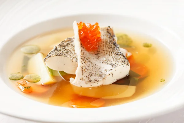 Fish soup with vegetables — Stock Image Fish soup with vegetables Stock Image