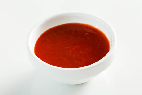 Kırmızı sos daldırma — Stok fotoğraf