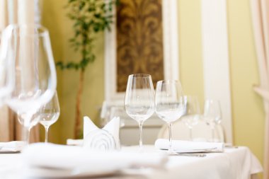 Restoran içi masa ayarları