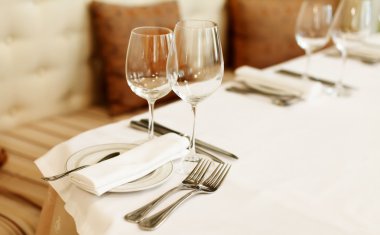 Restoran içi masa ayarları