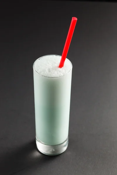 Glas Milchcocktail — Stockfoto