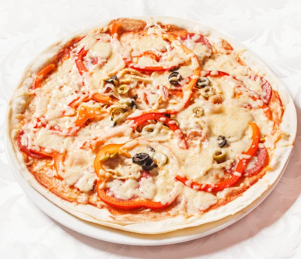 Sabrosa pizza con verduras — Foto de Stock