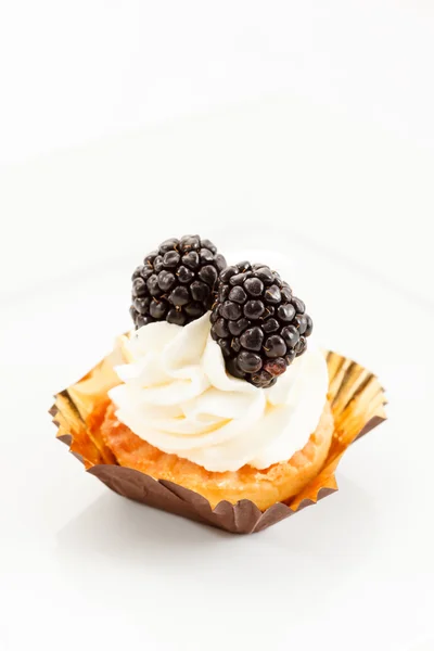 Blackberry tart dessert — Stock Photo, Image