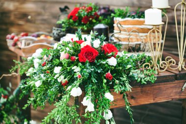 Düğün Çiçek dekorasyonu