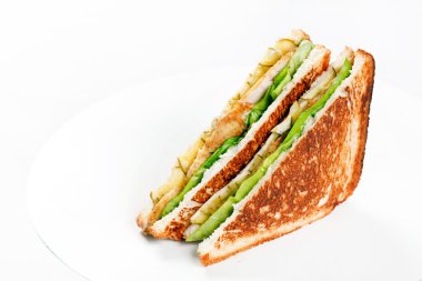 Sandviç et ve vegerables ile