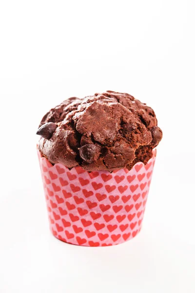 Muffin de chocolate en envoltura —  Fotos de Stock