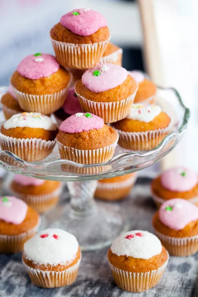 Gustosi cupcake nuziali — Foto Stock