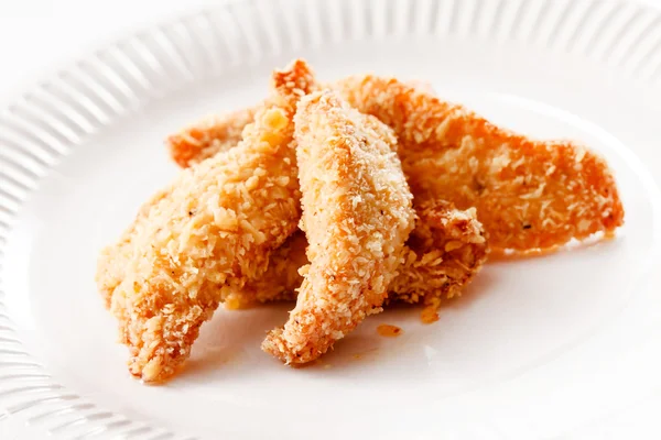 Trozos de pollo frito — Foto de Stock