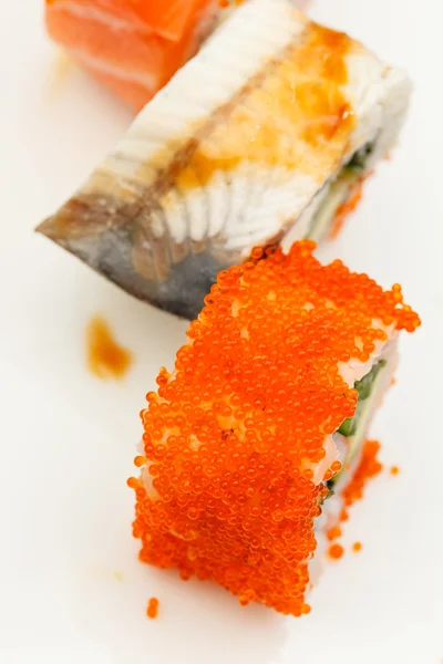 Chutné sushi s lososem — Stock fotografie