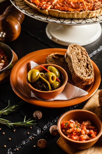 Cena spagnola sul tavolo — Foto Stock