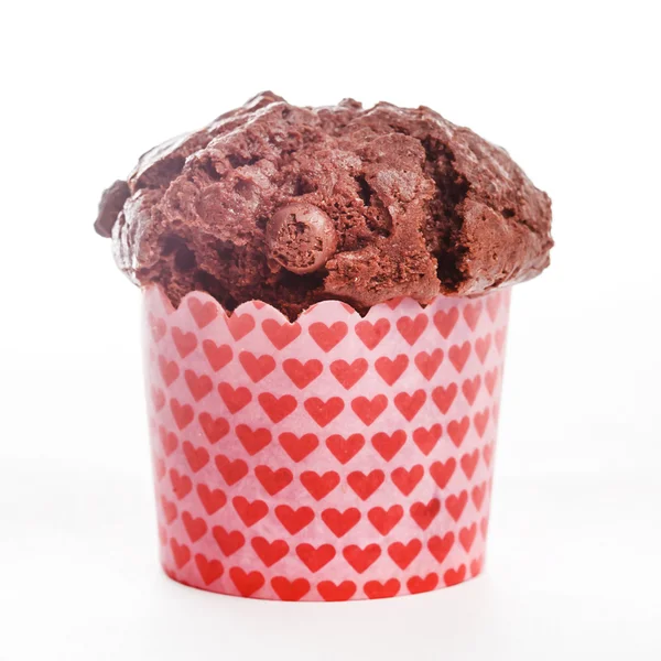 Muffin au chocolat dans une enveloppe — Photo