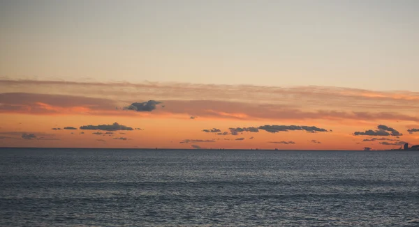 Schönes Meer bei Sonnenuntergang — Stockfoto