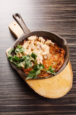 etli patates tava keki