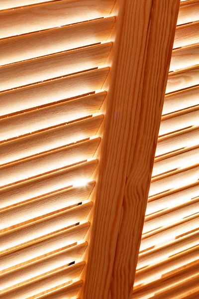 Persianas de ventana de madera — Foto de Stock