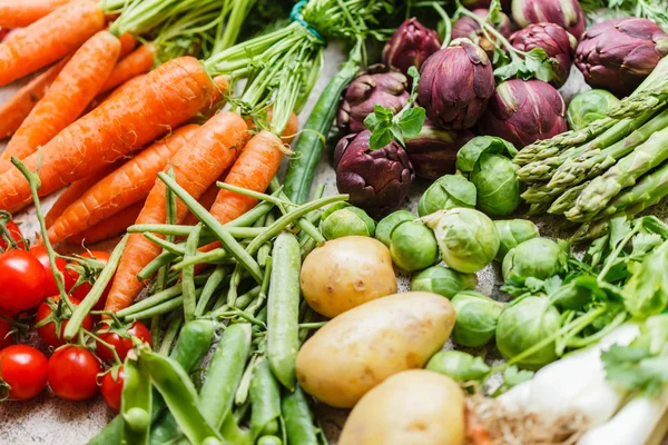 Frisches reifes Gemüse — Stockfoto