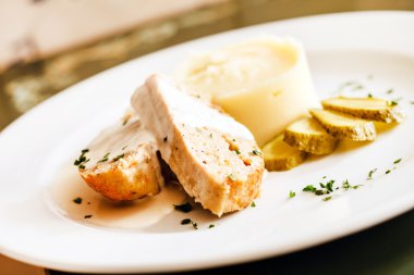 Patates püresi ile et