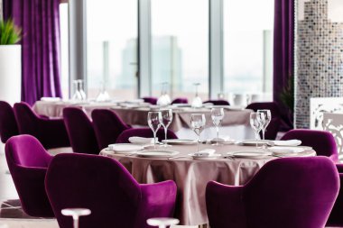 Yemek için masa hazır.