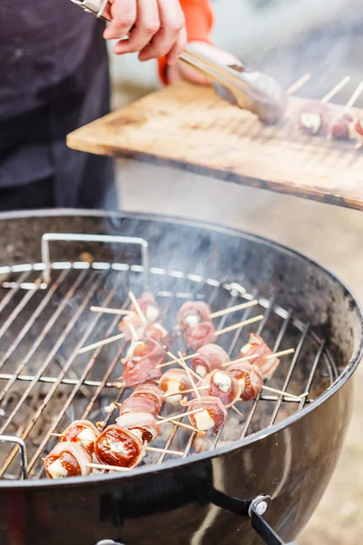 Dates grillées avec bacon — Photo
