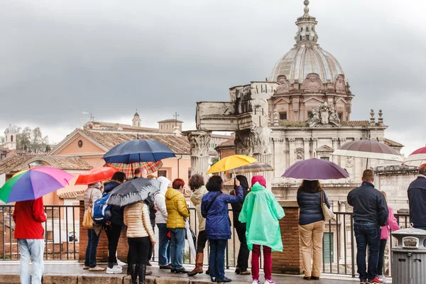 Tourists in the Rome, Italy — Stock Photo, Image