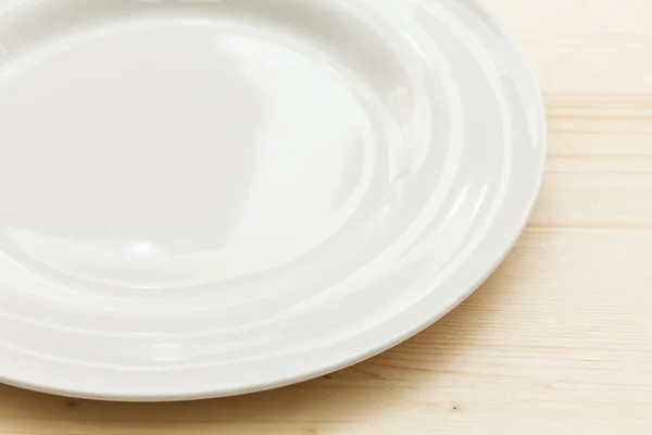 Empty white plate — Stock Photo, Image