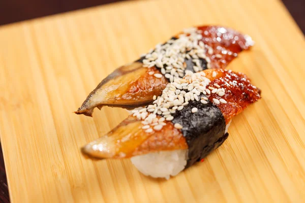Angolna Nigiri sushi — Stock Fotó