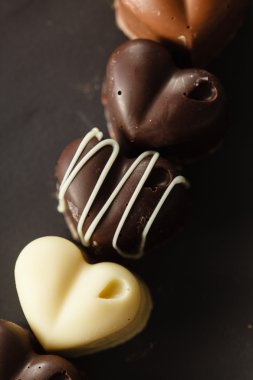 çikolata şeker Kalpler