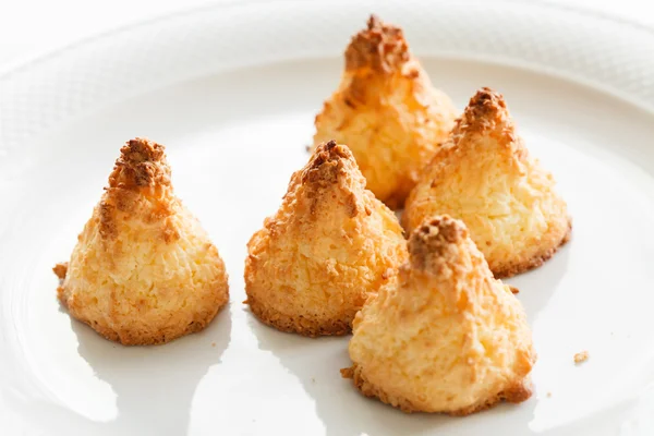 Tasty coconut cookies — Stock Photo, Image