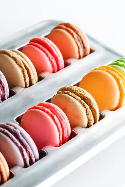 Franska färgglada macaroons — Stockfoto