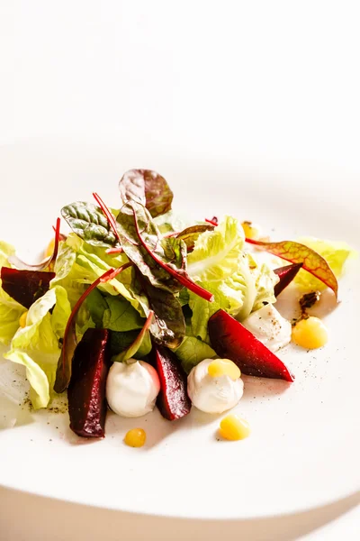 Vegetariánský salát closeup — Stock fotografie