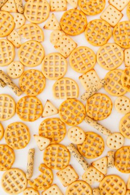 farklı kurabiye yığını