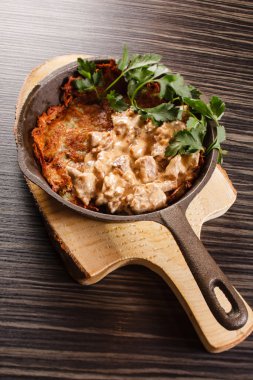 etli patates tava keki