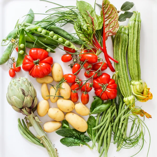 Świeże dojrzałe warzywa — Zdjęcie stockowe