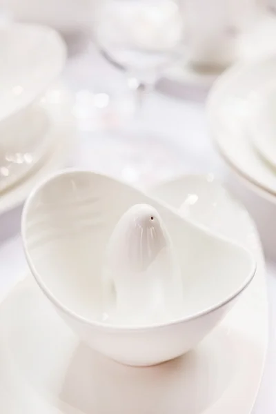 Ceramic tableware setting — Stock Photo, Image