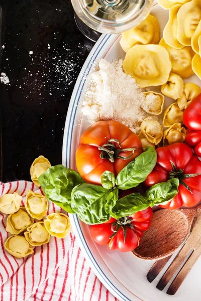 Italské potravinářské ingredience — Stock fotografie