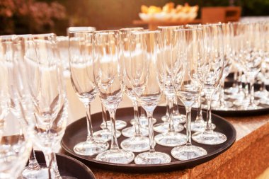 Şampanya boş bardağı