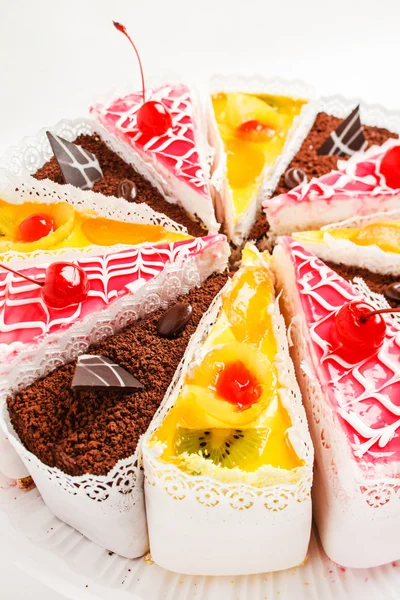 Gustosi pezzi di torta — Foto Stock