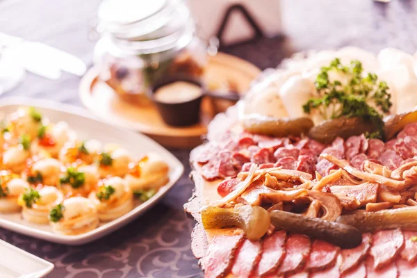 Catering food on table — Stock Photo, Image